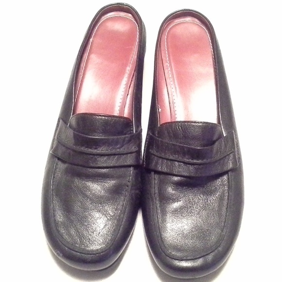 Predictions Shoes - *SOLD* Leather Black Loafer Shoes *HOST PICK*